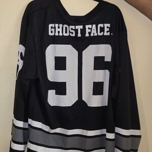 Black and White Ghost Face 96 Jersey